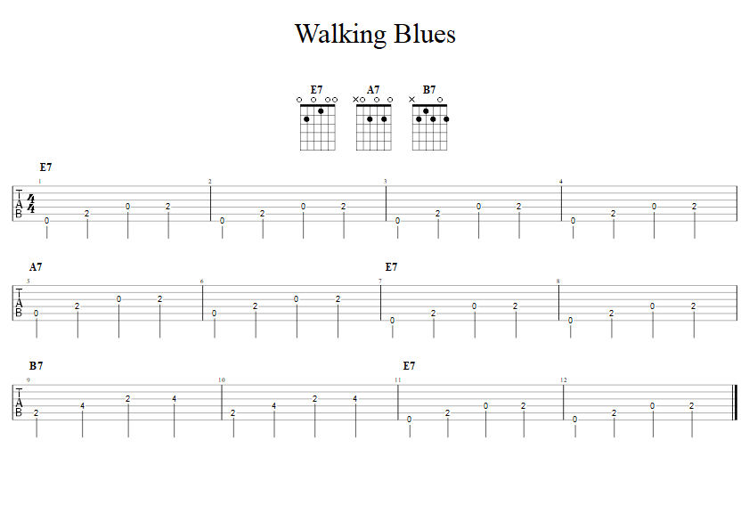 walking blues#1